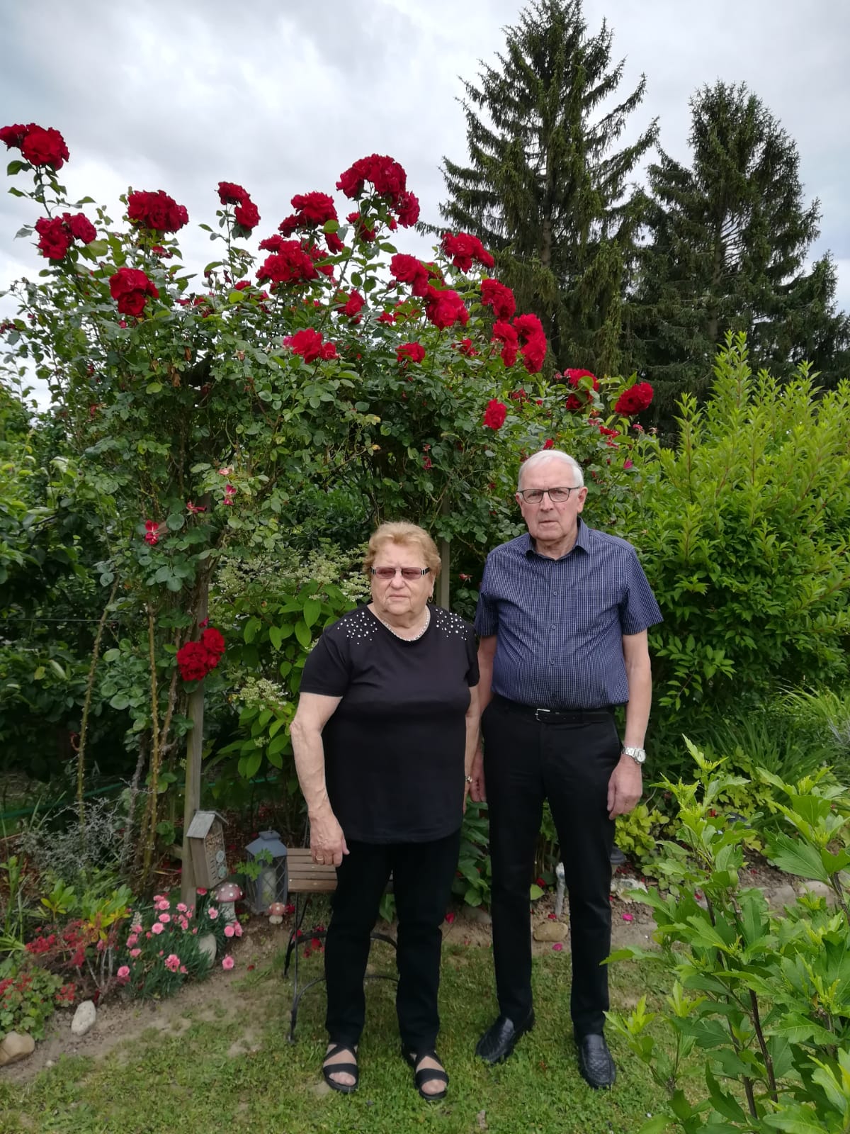 Noces d’orchidée (55 ans de mariage) du couple Elise et Joseph WEISSBECK
